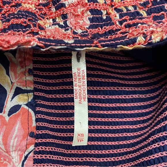 New! Free People a new way Smocked Open Back Maxi Dress Floral nwot 27162 - Picture 8 of 8